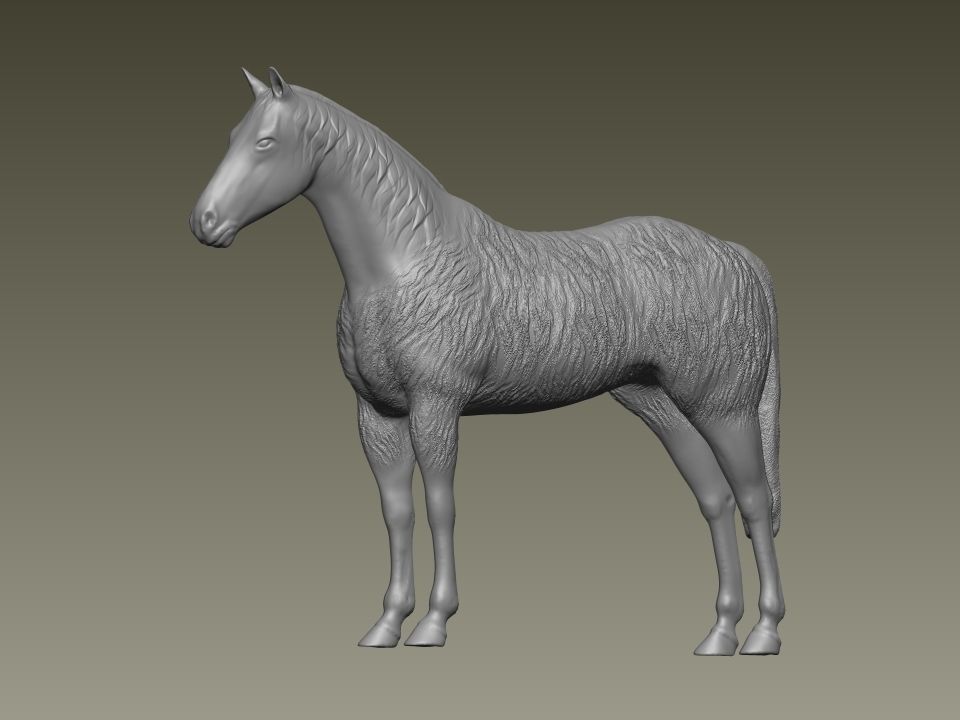 Horse 3D print model_9