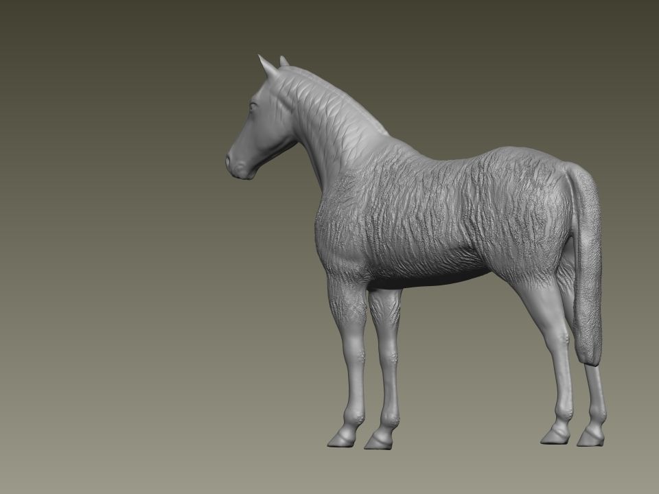Horse 3D print model_13