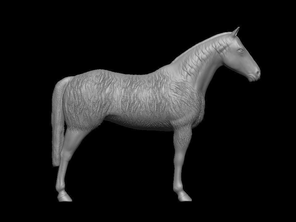 Horse 3D print model_6