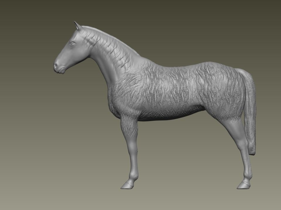 Horse 3D print model_11