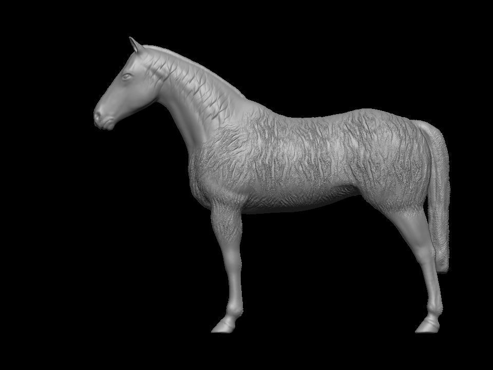 Horse 3D print model_12