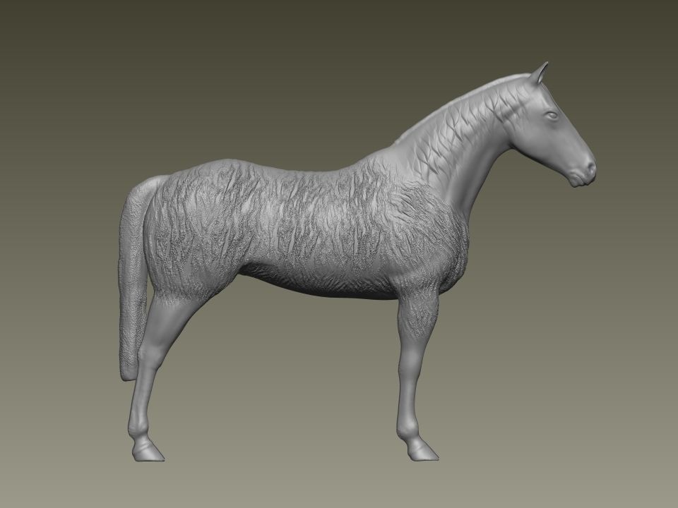 Horse 3D print model_2