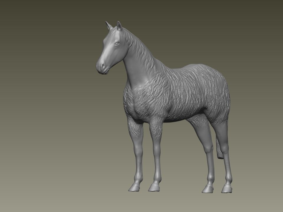 Horse 3D print model_1