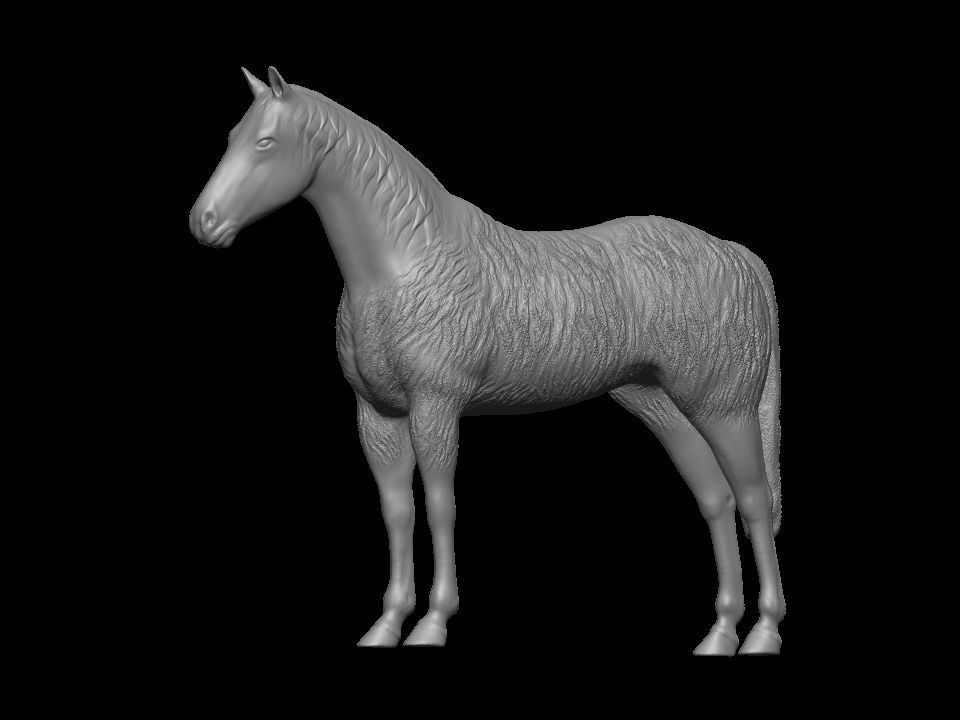Horse 3D print model_10
