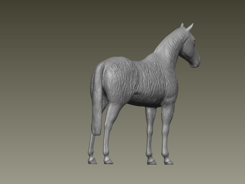 Horse 3D print model_4