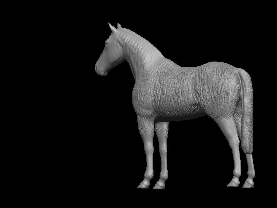 Horse 3D print model_14