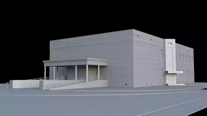 Administration building 3D model