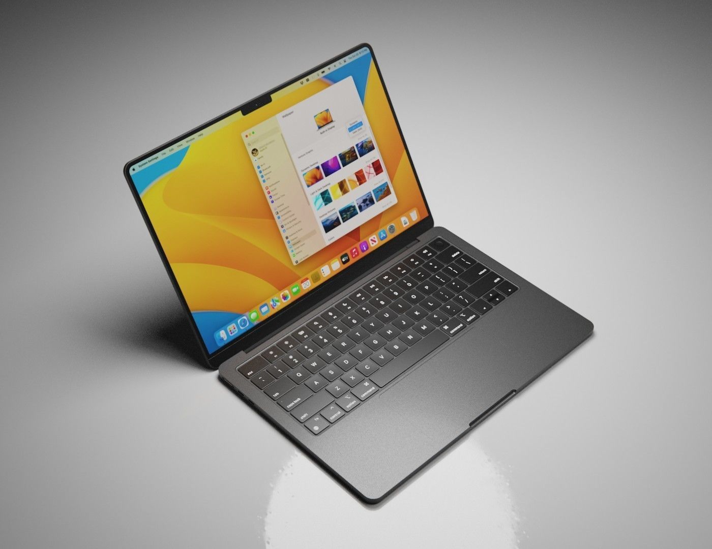 2024 Apple MacBook Air M3 3D model_1