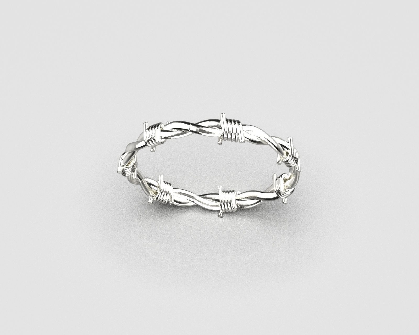 Wire ring   097 3D print model_2
