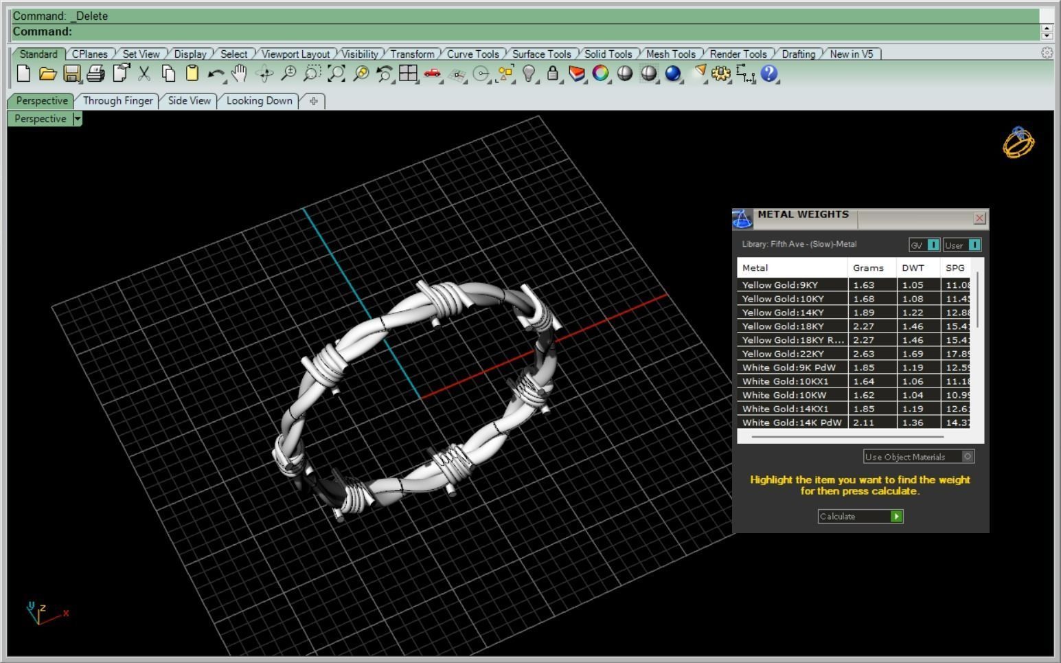 Wire ring   097 3D print model_8