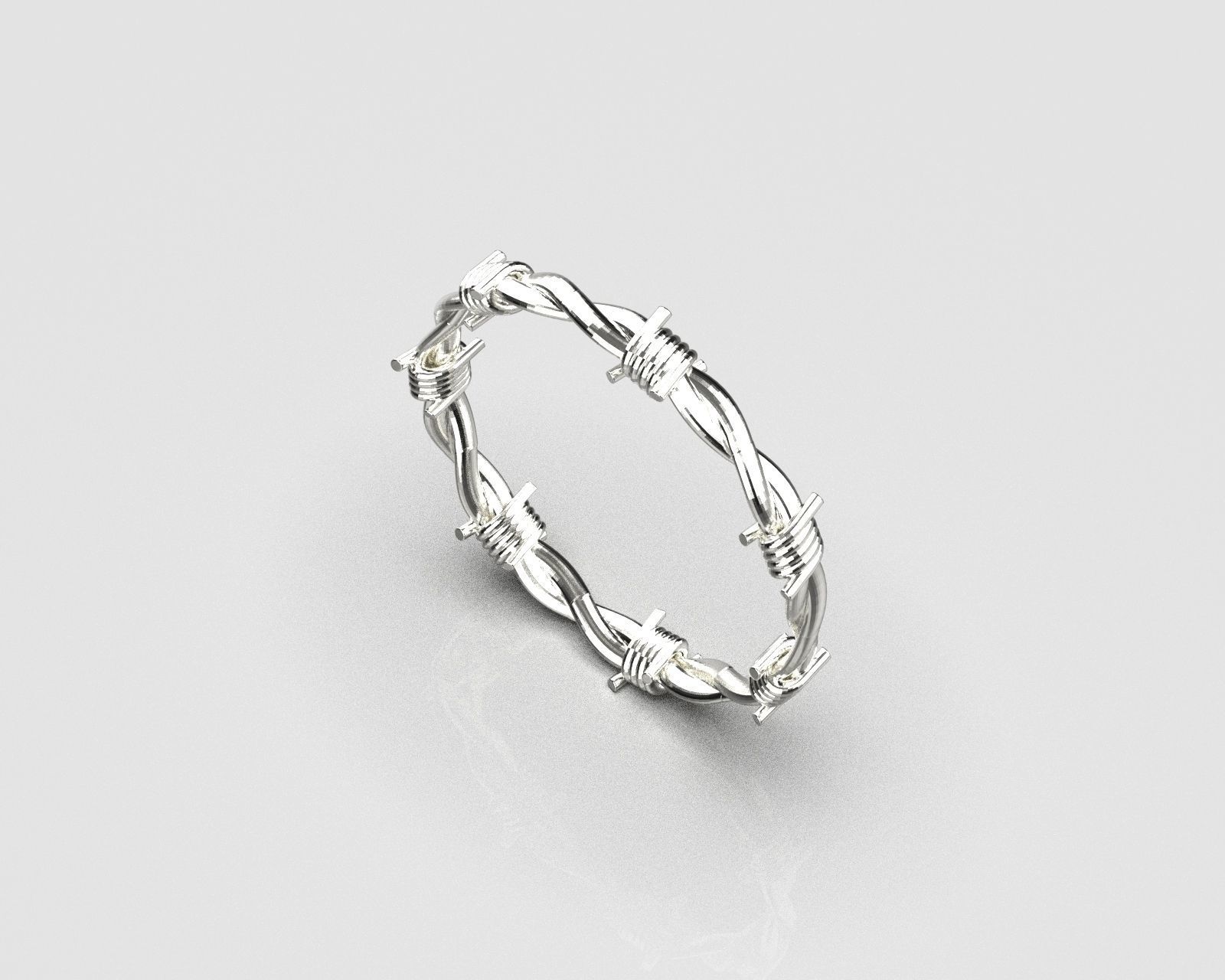 Wire ring   097 3D print model_3