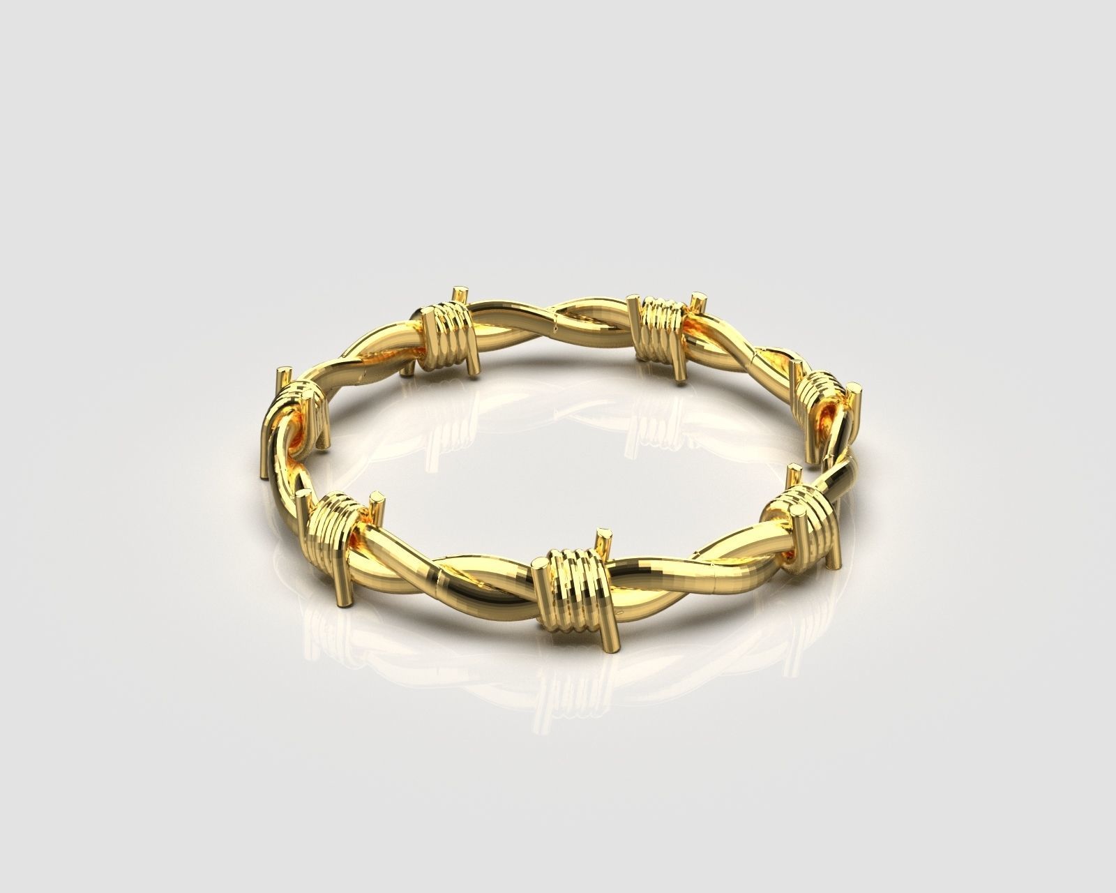 Wire ring   097 3D print model_5