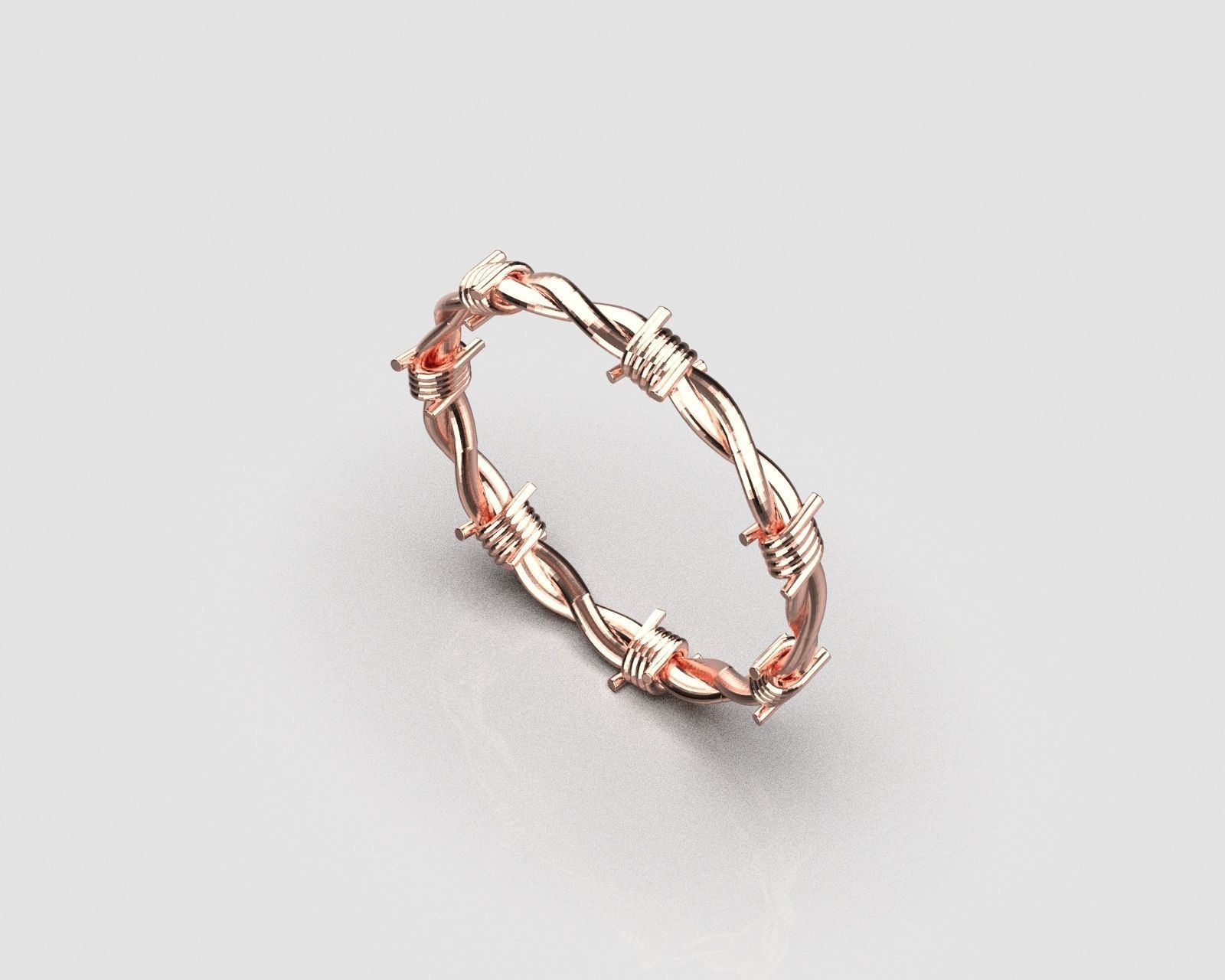 Wire ring   097 3D print model_4