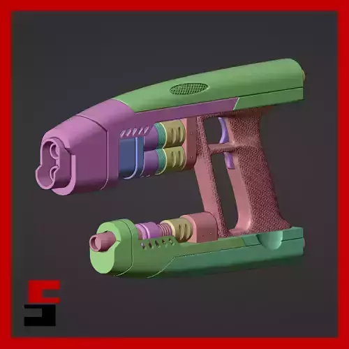 Star Lord Blaster Quad Blasters Marvel 3D print model