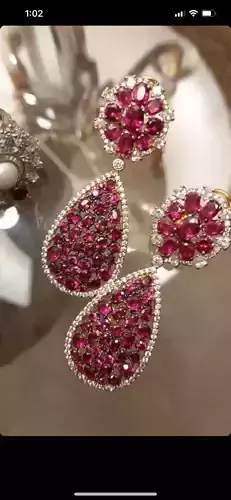 Earring Women Ring Women 3D print model