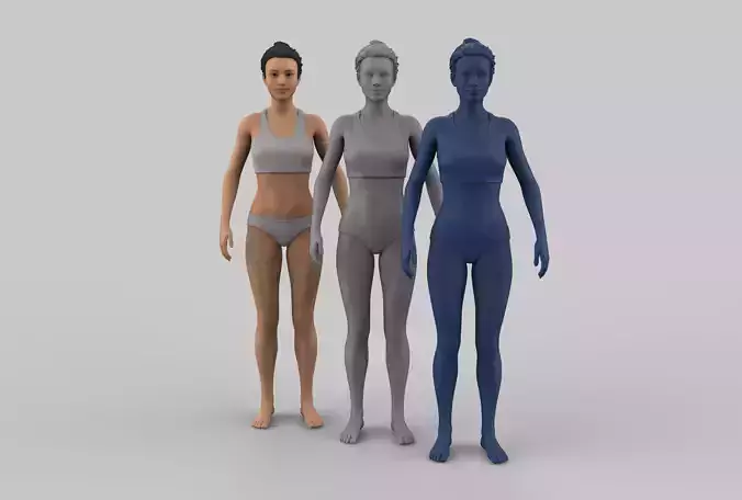 Female Body 3D model