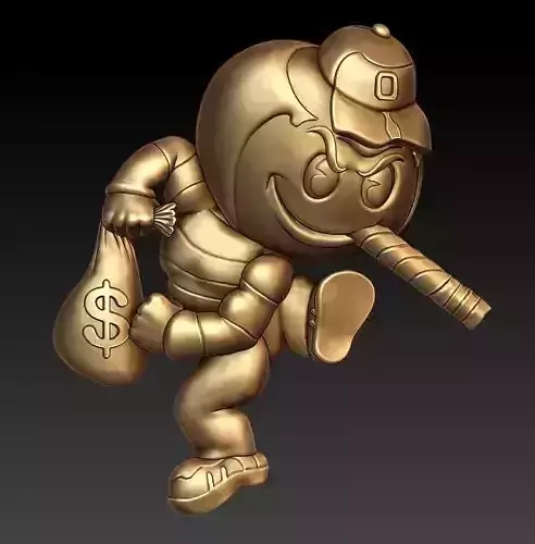 Brutus Buckeye pendant