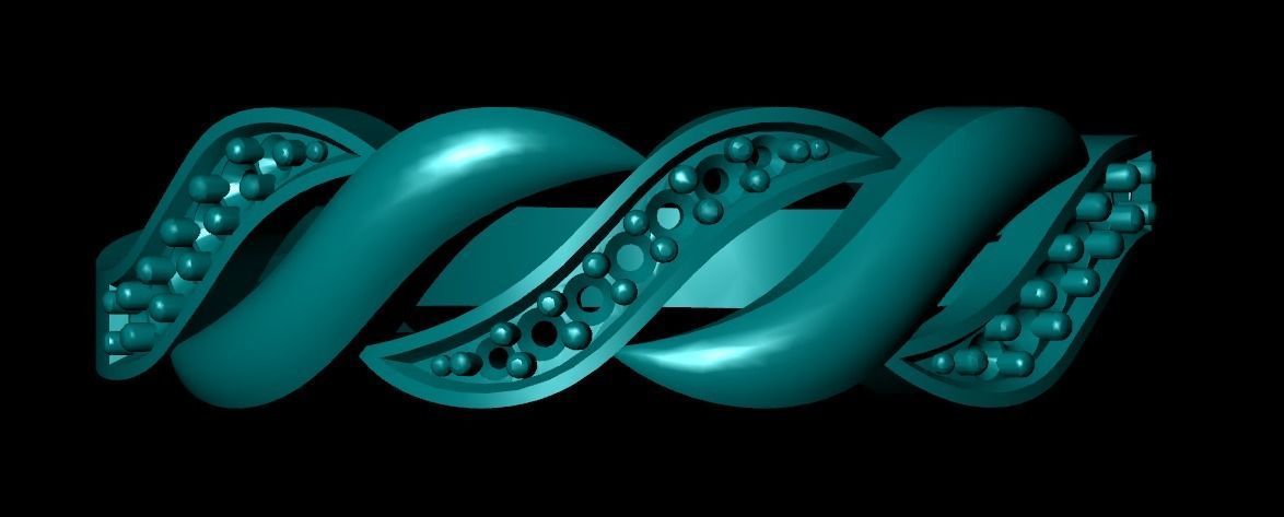 Wedding Engagement Women Ring 3D print model 3D print mode  3D print model_1