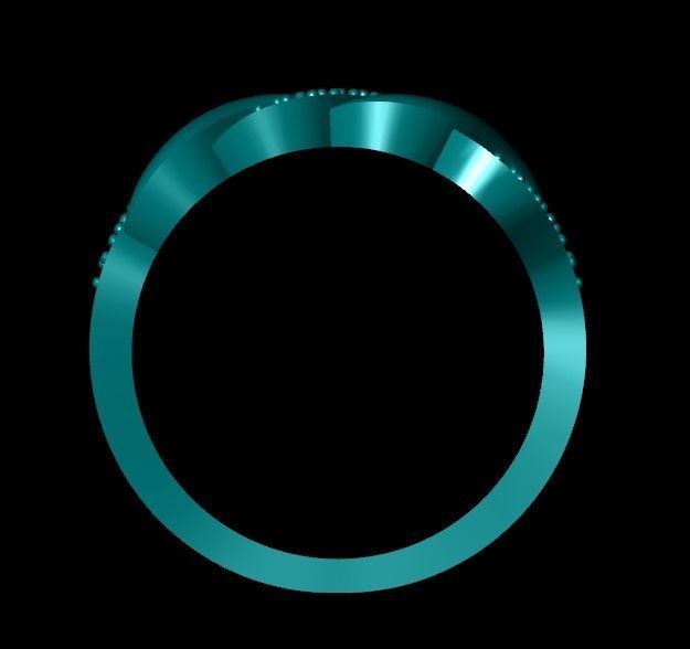 Wedding Engagement Women Ring 3D print model 3D print mode  3D print model_3