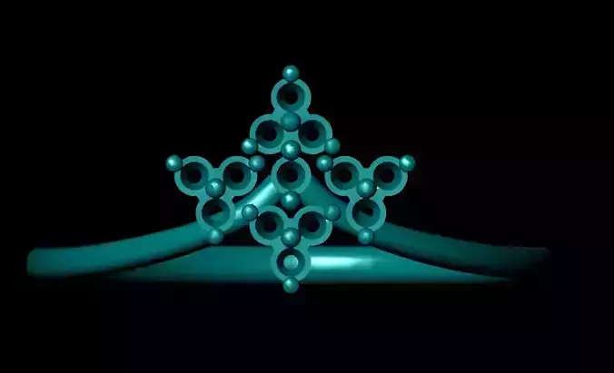 Wedding Engagement Women Ring 3D print model 3D print mode 