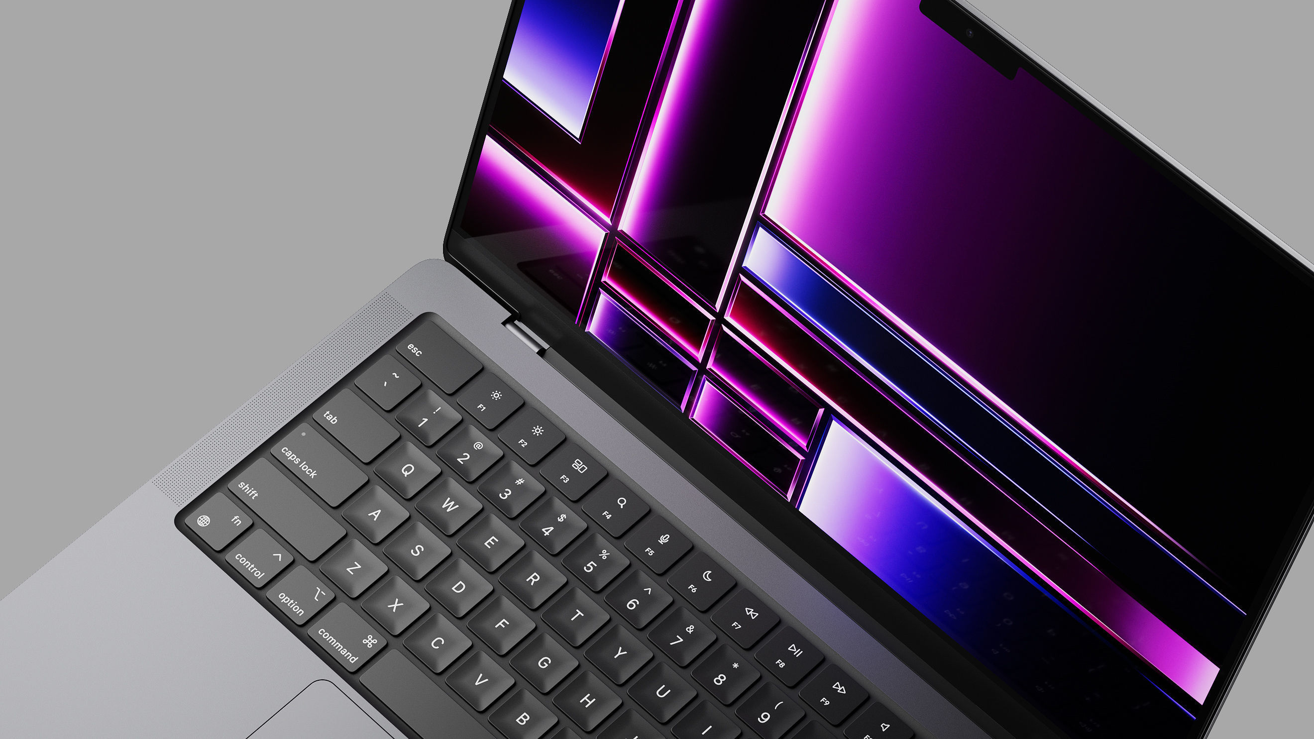 Apple 2023 M2 MacBook Pro - 14 and 16 Inch - 2023 - HQ 3D Model 3D model_2