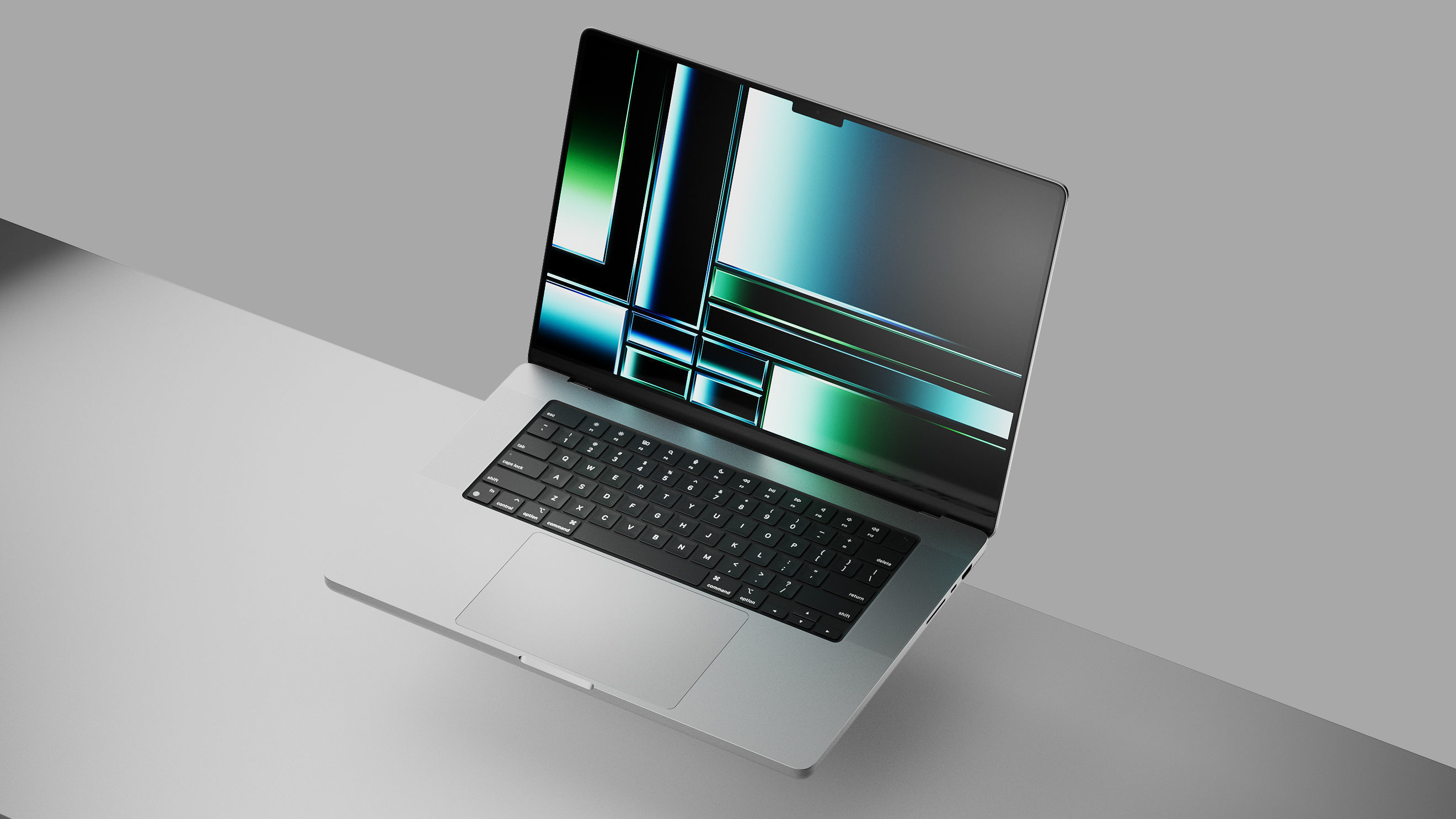 Apple 2023 M2 MacBook Pro - 14 and 16 Inch - 2023 - HQ 3D Model 3D model_8