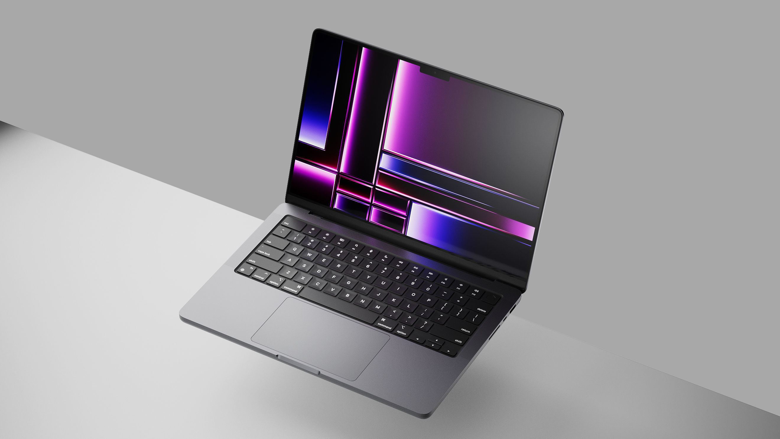 Apple 2023 M2 MacBook Pro - 14 and 16 Inch - 2023 - HQ 3D Model 3D model_7