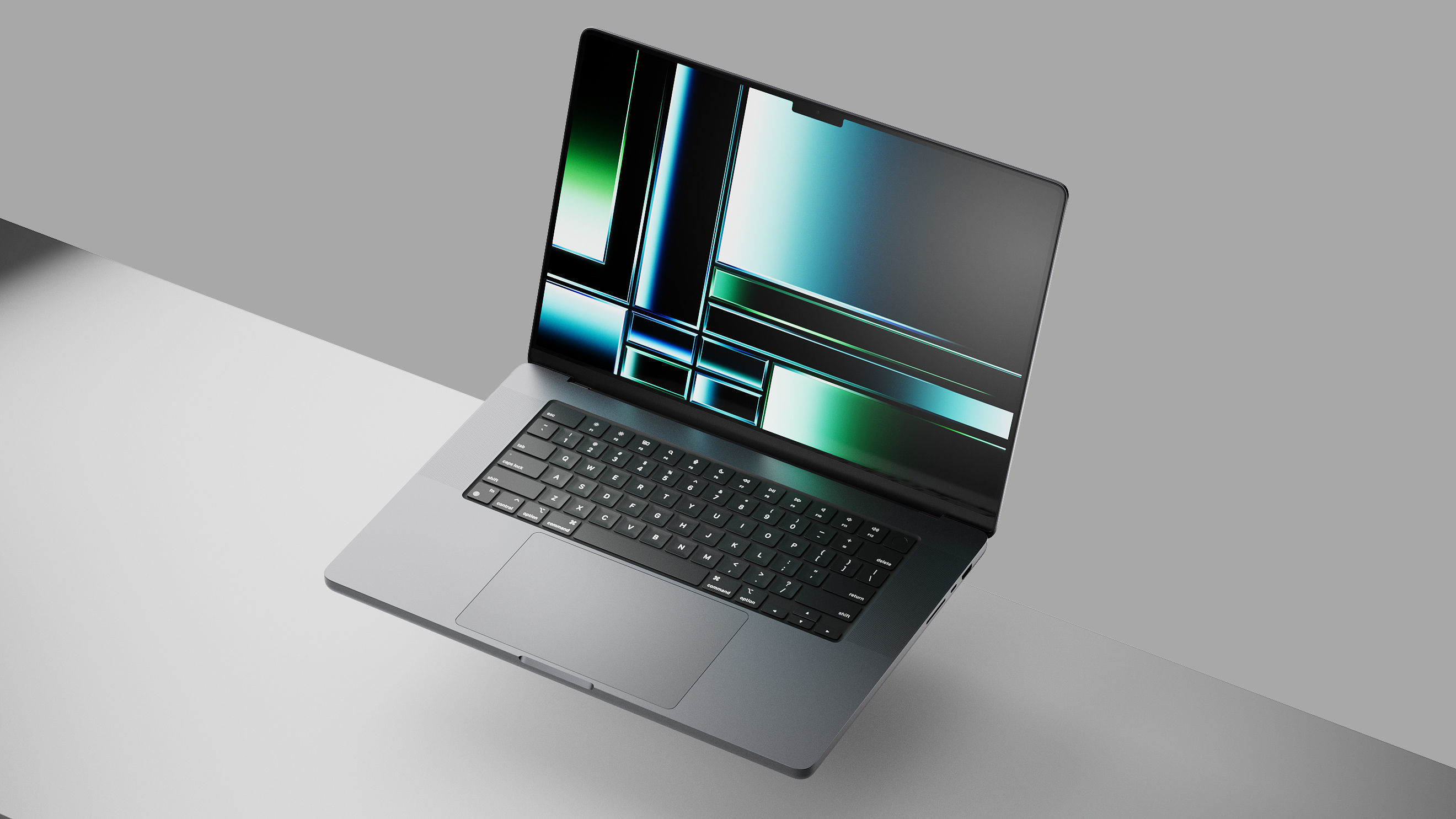 Apple 2023 M2 MacBook Pro - 14 and 16 Inch - 2023 - HQ 3D Model 3D model_9