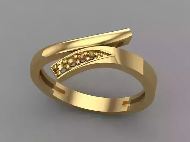 Wedding Engagement Women Ring 3D print model 3D print mode 