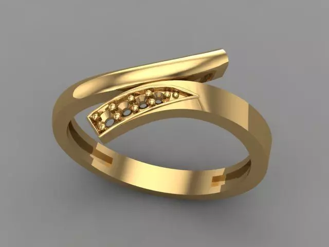 Wedding Engagement Women Ring 3D print model 3D print mode  3D print model_0