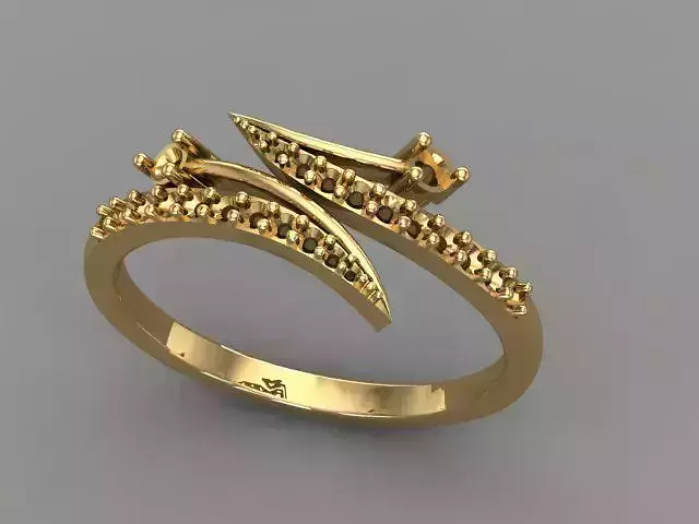 Wedding Engagement Women Ring 3D print model 3D print mode 