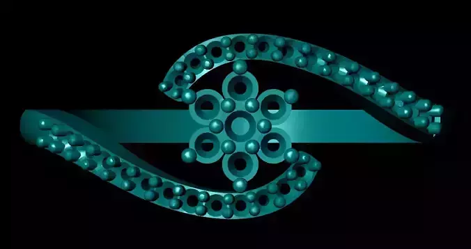 Wedding Engagement Women Ring 3D print model 3D print mode 