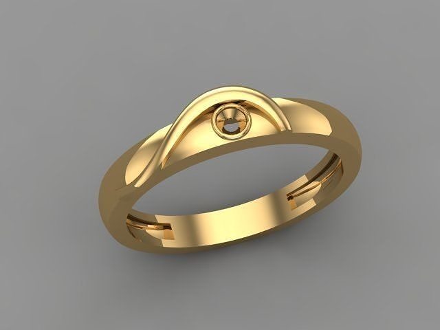 Wedding Engagement Women Ring 3D print model 3D print mode  3D print model