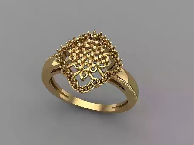 Wedding Engagement Women Ring 3D print model 3D print mode 