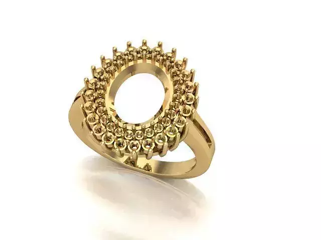 Wedding Engagement Women Ring 3D print model 3D print mode 