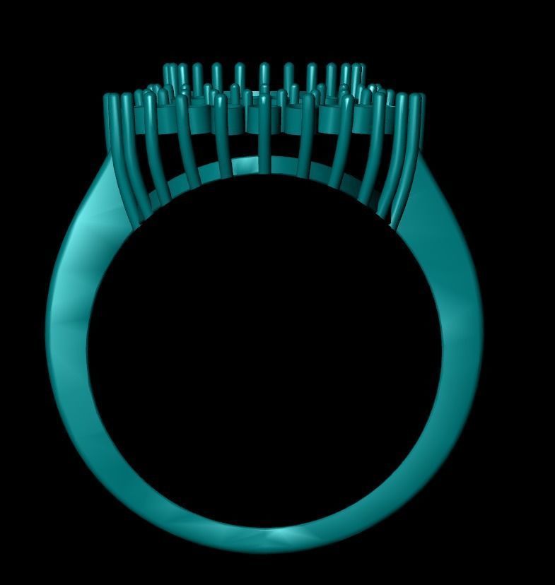 Wedding Engagement Women Ring 3D print model 3D print mode 3D print model_3