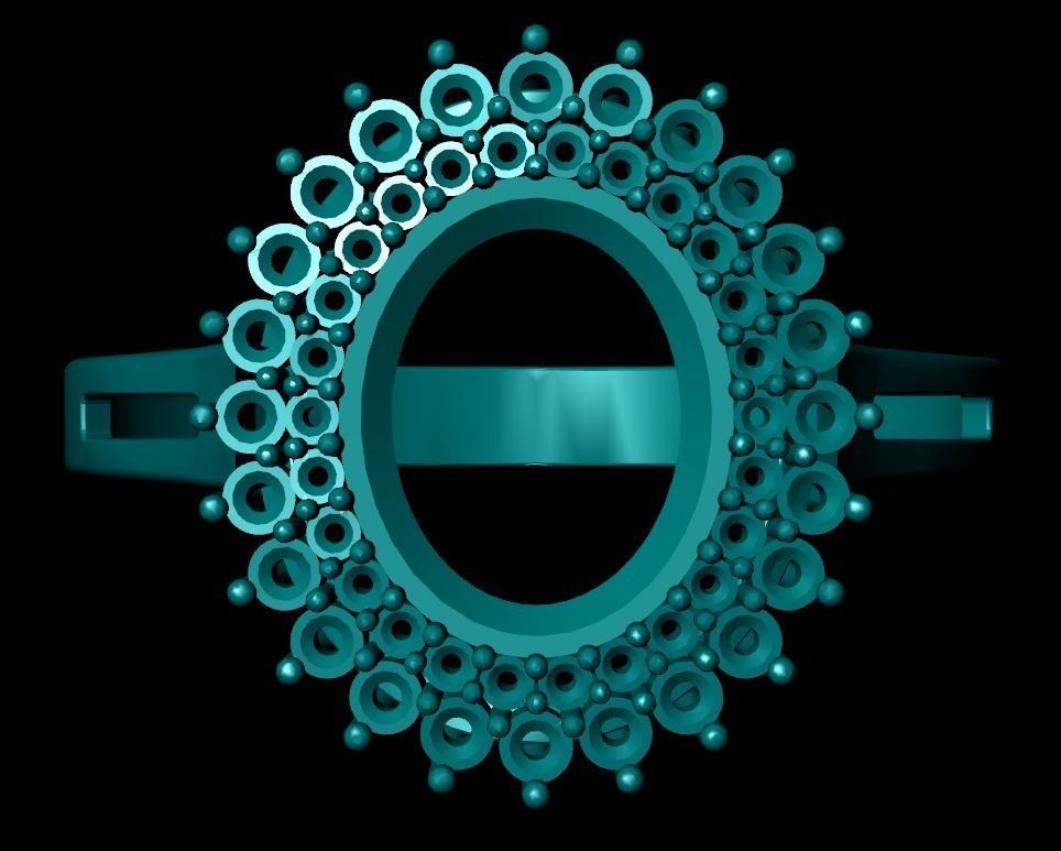 Wedding Engagement Women Ring 3D print model 3D print mode 3D print model_1