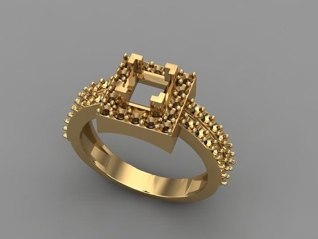 Wedding Engagement Women Ring 3D print model 3D print mode  3D print model
