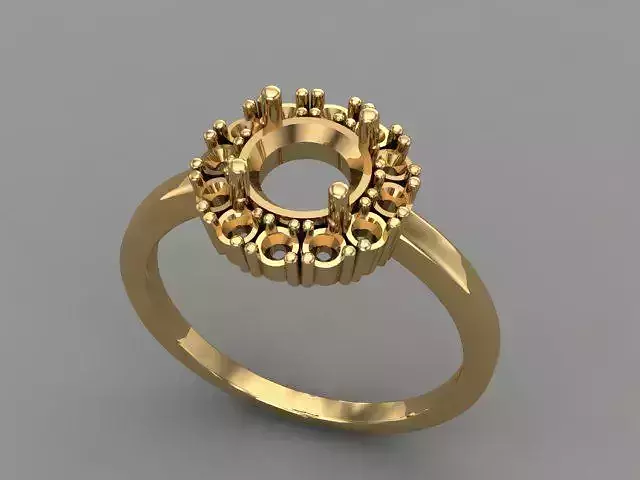 Wedding Engagement Women Ring 3D print model 3D print mode 