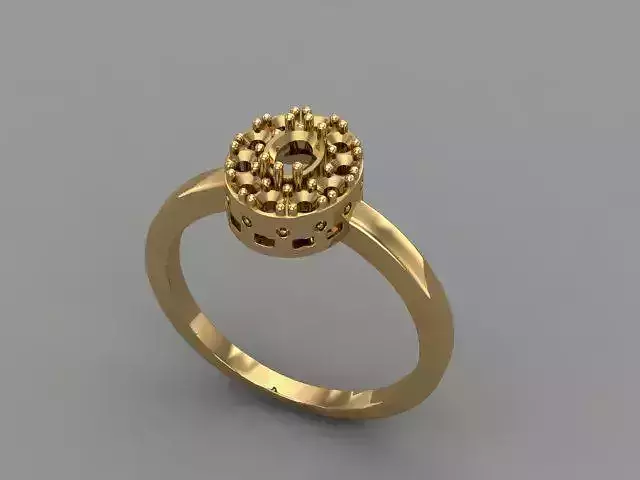 Wedding Engagement Women Ring 3D print model 3D print mode 