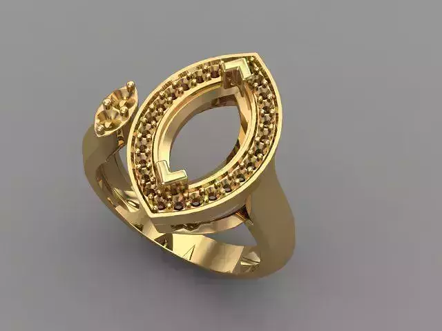 Wedding Engagement Women Ring 3D print model 3D print mode 
