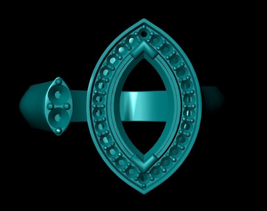 Wedding Engagement Women Ring 3D print model 3D print mode 3D print model_1