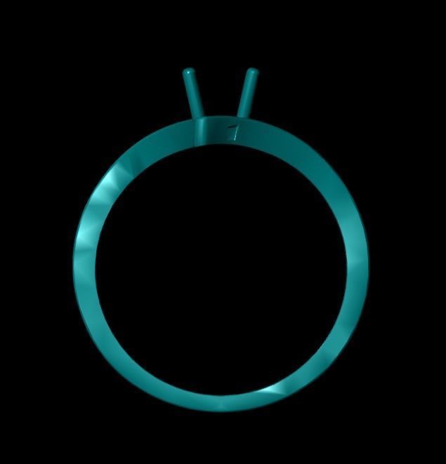 Wedding Engagement Women Ring 3D print model 3D print mode 3D print model_3