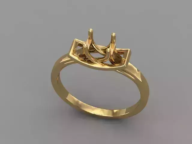 Wedding Engagement Women Ring 3D print model 3D print mode 