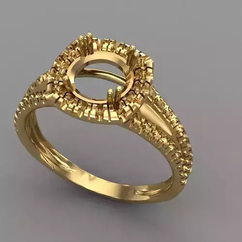 Wedding Engagement Women Ring 3D print model 3D print mode 