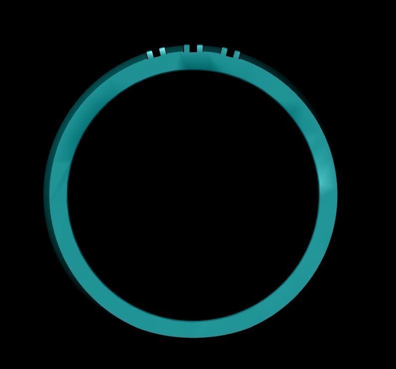 Wedding Engagement Women Ring 3D print model 3D print mode 3D print model_3