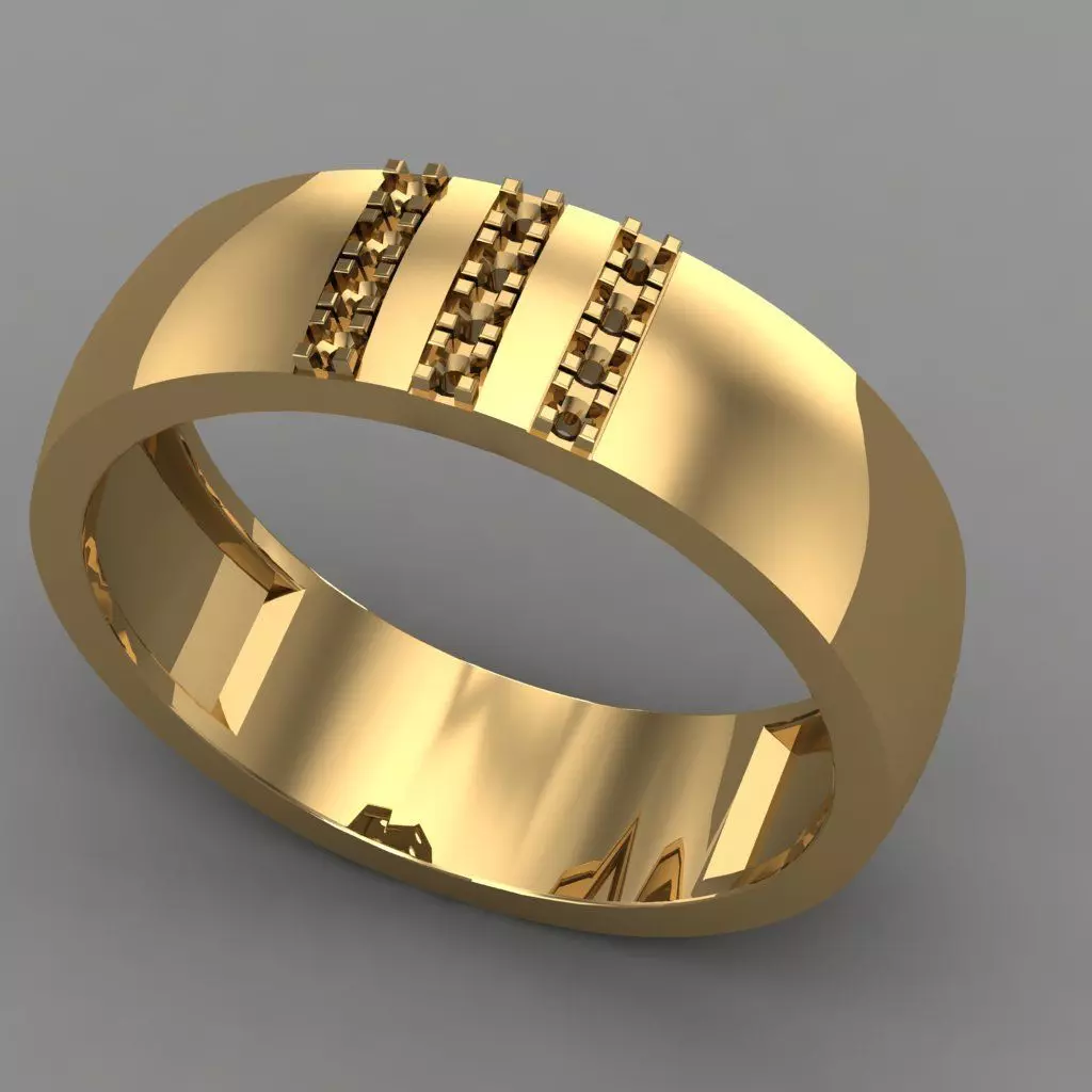 Wedding Engagement Women Ring 3D print model 3D print mode 3D print model_0