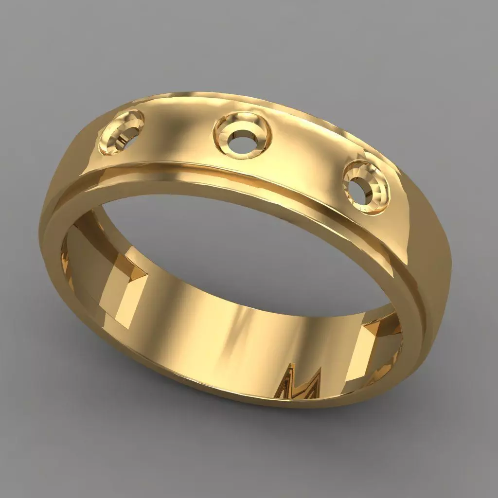 Wedding Engagement Women Ring 3D print model 3D print mode  3D print model_0