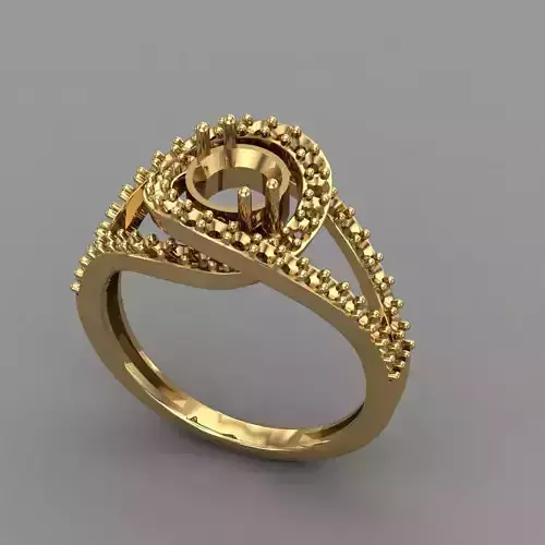 Wedding Engagement Women Ring 3D print model 3D print mode 