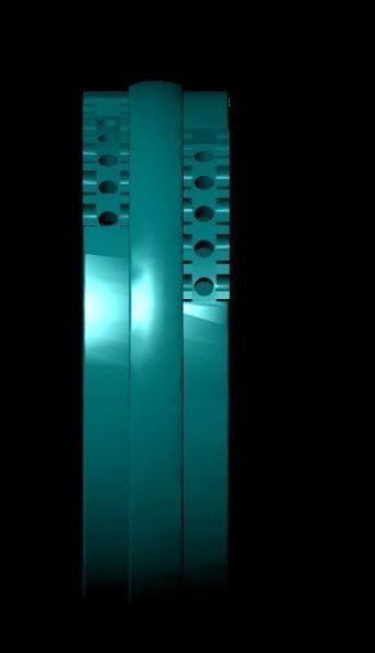 Wedding Engagement Women Ring 3D print model 3D print mode 3D print model_4